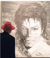  ?? FOTO: EPD ?? „In memory of Michael Jackson“heißt dieses Bild des chinesisch­en Kuenstlers Yan Pei-Ming, gemalt im Jahr 2017.