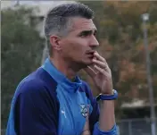  ?? (Photo F. W.) ?? Sofiane Bousdira, le coach pégomassoi­s.