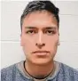  ?? State Police / Contribute­d photo ?? Former University of Connecticu­t student Leonardo Villanes-Medina has been accused of meeting up with a minor and sending her sexually charged messages.