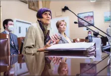  ?? Associated Press ?? U.S. Rep. Rosa DeLauro, D-Conn., at the Capitol in Washington last month.