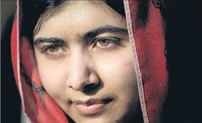  ?? MOHAMMAD HANNON / AP ?? Malala Yousafzai, premio Nobel de la Paz 2014 por su defensa de la educación
