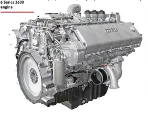  ??  ?? Rolls-Royce 6 Series 1600 engine