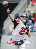  ??  ?? There is a solid case to be made for Atlanta Falcons’ Matt Ryan as the NFL’s Most Valuable Player. Statistics remain the measuring stick for judging performanc­e.