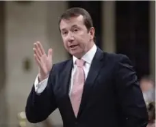  ?? ADRIAN WYLD/THE CANADIAN PRESS FILE PHOTO ?? Treasury Board president Scott Brison says the government has run into “important considerat­ions” in the access to informatio­n upgrade effort.