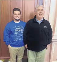  ?? COURTESY OF DAVID DEFELICE ?? David DeFelice, left, and his friend Cecil Rosenthal, who was killed in Saturday’s synagogue shooting.