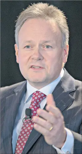  ?? — POSTMEDIA NEWS ?? Bank of Canada governor Stephen Poloz said Thursday modest interest hikes will help keep inflation in check.