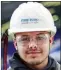  ??  ?? Apprentice: Luke Leone has been taken on by constructi­on firm Morrisroe