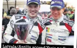  ??  ?? Latvala/antilla scored Yaris podium