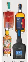  ?? ?? Equiano Original ($59); Ten to One Caribbean Dark Rum ($48); Plantation Birds of Paradise Vintage Barbados 2011 ($80); Dictador 20 Years Rum ($60)