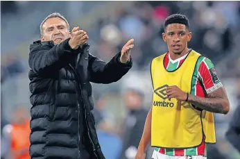  ?? ?? Sérgio Vieira confia em André Luiz para ajudar o Estrela a derrotar o Chaves