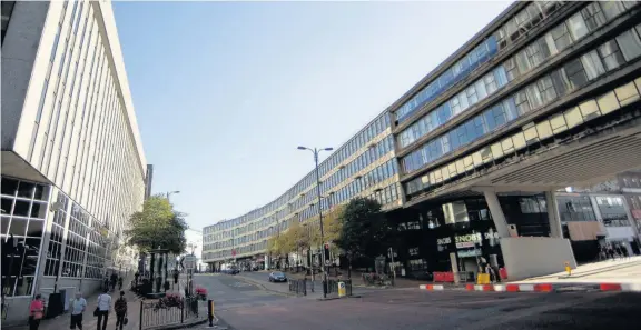  ??  ?? > Councillor­s backed plans to redevelop Smallbrook Queensway’s Ringway Centre (right of picture) despite it being ‘locally listed’