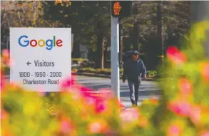  ?? DAVID PAUL MORRIS / BLOOMBERG ?? Google controls more than 90 per cent of the market for the tools that large publishers
use and dominates every link in the chain that connects publishers to advertiser­s.