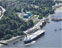  ?? THE CANADIAN PRESS/FILES ?? The federal government’s purchase of Kinder Morgan’s Trans Mountain pipeline is “a disturbing outcome,” says Chris Bloomer, CEO of the Canadian Energy Pipeline Associatio­n.