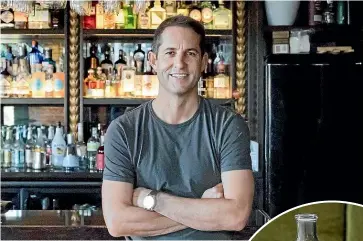  ?? ?? Rhys Julian is the general manager of gin distillery Strange Nature, which discovered its spirit after using the by-product from Giesen Wines process of making alcohol-free sauvignon blanc.