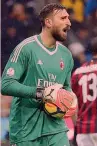  ??  ?? Antonio Donnarumma, 27 anni, al Milan dall’estate ANSA