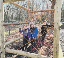  ?? ?? Scouts on the adventure course