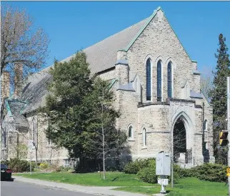  ??  ?? Southminst­er United is asking council to rezone its land from “institutio­nal” use for the church to “traditiona­l mainstreet” like most of Bank Street, which allows four-to-six-storey residentia­l and commercial buildings.