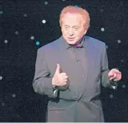  ?? SARA KRULWICH/THE NEW YORK TIMES 2005 ?? Jackie Mason, who was descended from a long line of rabbis before he entered comedy, died in Manhattan on Saturday.