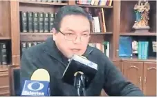  ??  ?? El vicario de la Diócesis de Aguascalie­ntes, Javier Cruz Muñoz, informó que se suspendió al padre Flavio “N” de sus actividade­s ministeria­les.