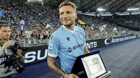  ?? ?? Nella storia Ciro Immobile ha vinto per 4 volte la classifica dei cannonieri di serie A: solo Nordahl con 5 ha fatto meglio