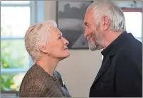  ?? GRAEME HUNTER PICTURES, SONY PICTURES CLASSICS ?? Glenn Close, shown with Jonathan Pryce, is nominated for “The Wife.”