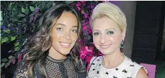  ??  ?? Nordstrom marketer Veronica Bailey introduced the Vancouver store’s newest general manager, Loredana Grama, to the stylish set at the garden party. Grama replaces Chris Wanlass after he accepted the top job at Nordstrom’s soon to open New York location.