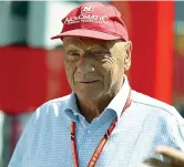  ?? (Afp) ?? Protagonis­ta Niki Lauda, 69 anni, ha vinto 3 Mondiali