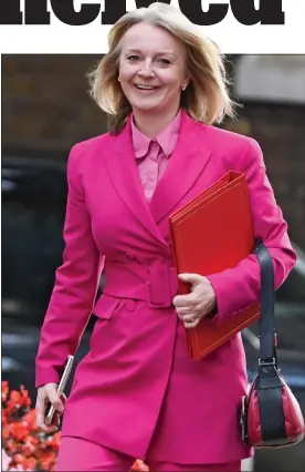  ??  ?? OPPONENT: Liz Truss believes treatment is wrong for such young children