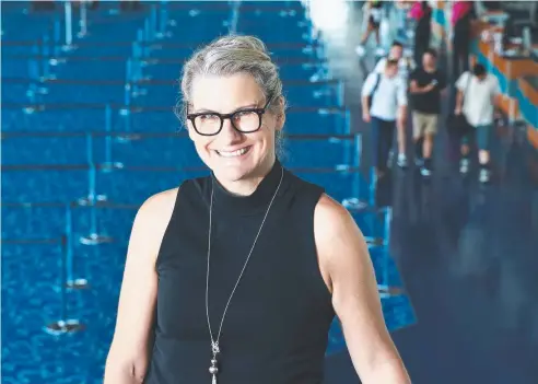  ?? Picture: BRENDAN RADKE ?? CHOICE IS YOURS: Cairns Airport's retail, transport and property chief commercial officer Tracey Groves said the airport was responding to passengers’ growing desire for more diverse food and beverage selections.