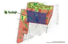  ?? PHOTO: HALLMARK PROPERTIES ?? WAITING: Concept designs of the massive Fernleigh housing estate in Westbrook.