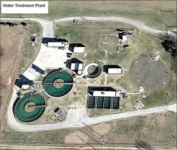  ?? Photo Submitted ?? A diagram of the water treatment plant.