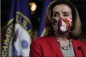  ?? JACQUELYN MARTIN — THE ASSOCIATED PRESS ?? House Speaker Nancy Pelosi of Calif., speaks about the late Rep.-elect Luke Letlow, R-La., during a news conference Wednesday, on Capitol Hill in Washington. Letlow died Tuesday after battling COVID-19.