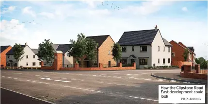  ?? PB PLANNING ?? How the Clipstone Road East developmen­t could look