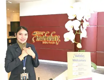  ??  ?? ONE of the perks of PAL Business Class passengers is access to Mabuhay Lounge