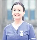  ??  ?? Dundee nurse Rachel McReady is among a group of 20 to receive the award.