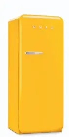  ?? AP PHOTO BY SMEG USA ?? This photo provided by SMEG USA shows one of their yellow fridges.