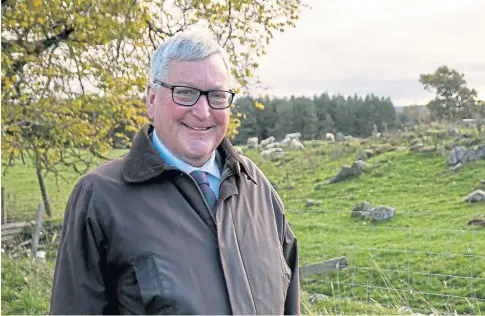  ??  ?? UNDER FIRE: Rural Economy Secretary Fergus Ewing dined with businessme­n at the centre of a lobbying scandal.