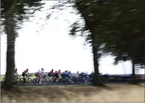  ?? THIBAULT CAMUS - THE ASSOCIATED PRESS ?? The pack ride during the eleventh stage of the Tour de France cycling race over 167 kilometers (103,77 miles) with start in Albi and finish in Toulouse, France, Wednesday, July 17, 2019.