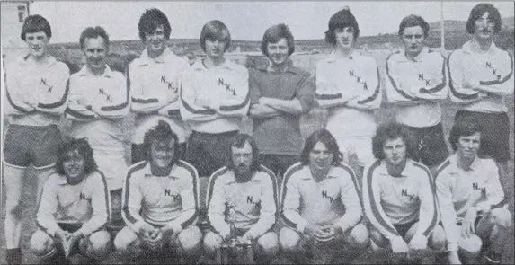  ??  ?? Asdee Rovers squad that won the cup in 1978
Front: Martin Sugrue, Jack Hennessy, Mike Doyle, Ned O’Connor, Rick Harty (RIP), John McCarthy. Back: Donie O’Keeffe, John Joe Healy, Liam Horgan, Paddy Dee, Jim Ahern, Eddie Kearney, TJ McCarron, Mike Rice