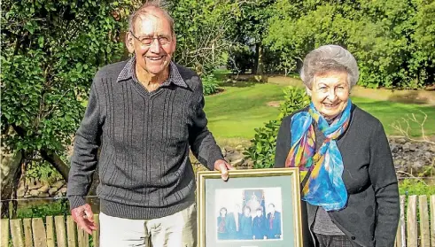  ?? PHOTO: DANIELLE BALMER/ MDC ?? Bill and Marion Abbiss have earned themselves Manawatu¯ District Council community honours awards