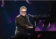  ?? CONTRIBUTE­D ?? Elton John plays State Farm Arena Nov. 30-Dec. 1.