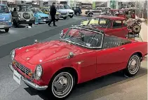  ?? ROB MAETZIG/STUFF ?? This is Honda’s first production car, the S500 roadster first launched in 1963.