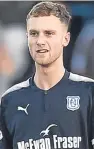  ??  ?? Matty Henvey enjoyed debut against Celtic.