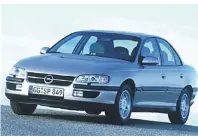  ?? FOTO: OPEL ?? Auch der Opel Omega, der 1986 erstmals auf den Markt kam, wäre von einem Fahrverbot betroffen.