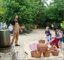  ?? (Photo D.G.) ?? Des animations pour tous samedi 21 mai avec la fête de la nature au jardin du MIP.