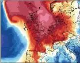  ??  ?? SUNNY DELIGHT: Warm air from Africa