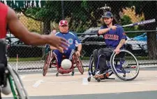 ?? ?? “People like Johnny provide a beacon,” said Jorge Alfaro, the captain of the adult handicap softball team Annicks plays on.