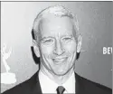  ?? TODD WILLIAMSON/ASSOCIATED PRESS FILE ?? GLAAD has announced that CNN’s Anderson Cooper will receive its Vito Russo Award in New York City on March 16.