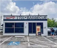  ??  ?? Owner and pitmaster Blue Broussard has deftly blended a foreign style of barbecue with the feel of Beaumont.