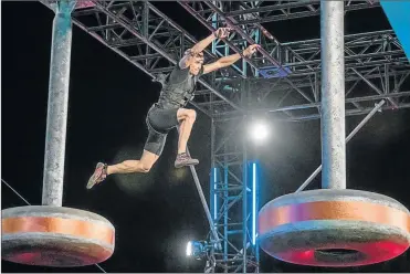 ??  ?? RELEASE THE BEAST: A contestant negotiates one of the obstacles in ‘Ultimate Beastmaste­r’, Netflix’s first global reality show produced by Sylvester Stallone which premieres February 24